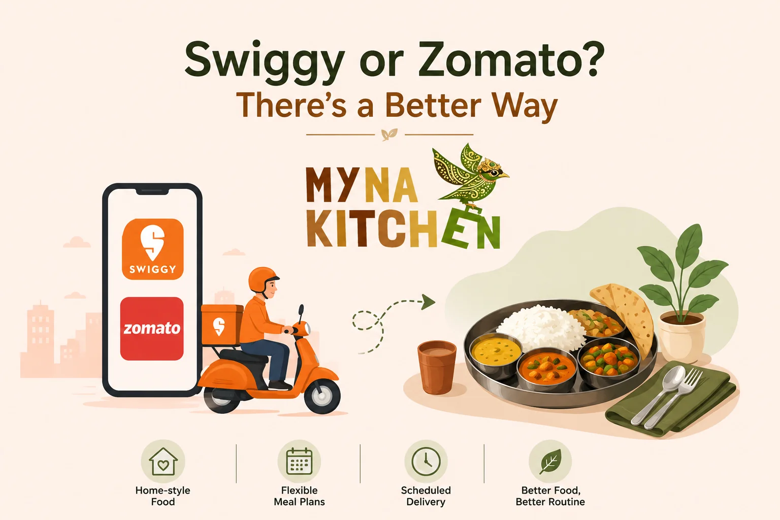 Looking for an Alternative to Swiggy or Zomato? Try a Daily Meal Subscription in Chennai